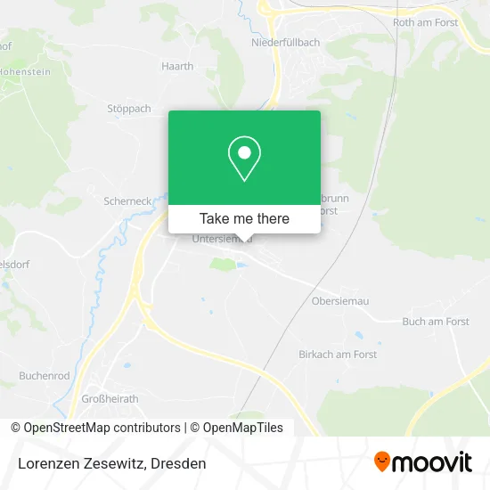 Lorenzen Zesewitz map