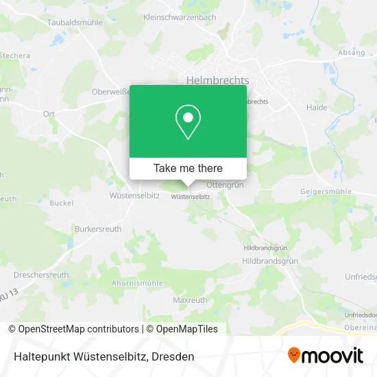 Карта Haltepunkt Wüstenselbitz