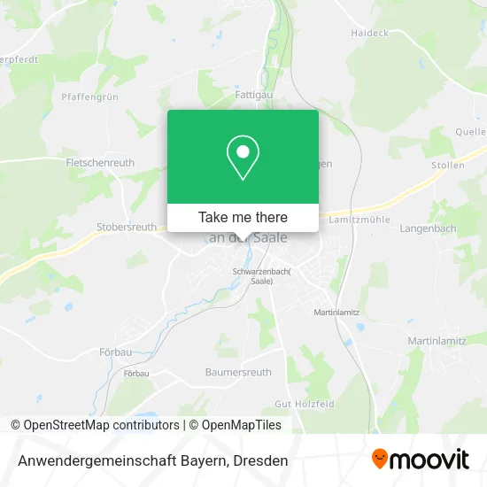 Карта Anwendergemeinschaft Bayern