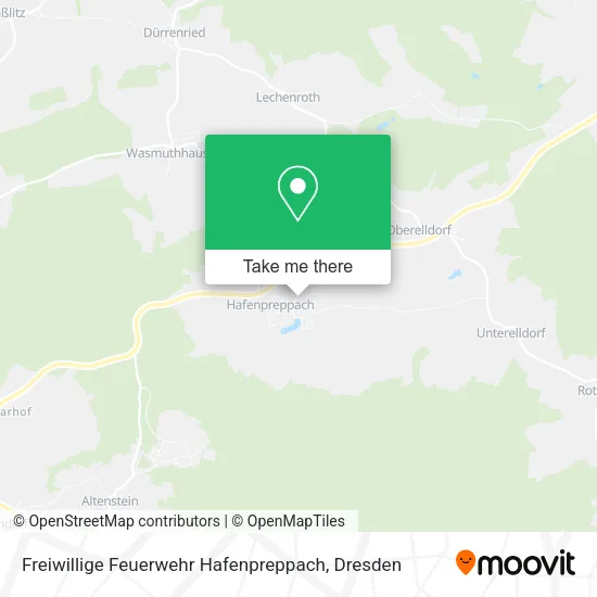 Карта Freiwillige Feuerwehr Hafenpreppach