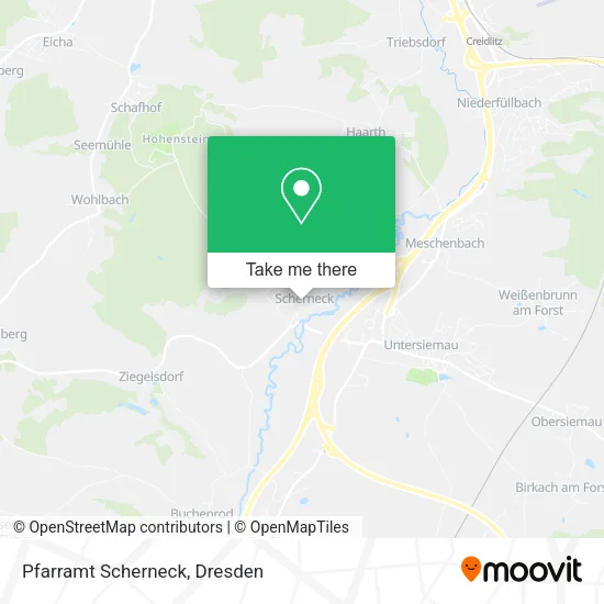 Карта Pfarramt Scherneck