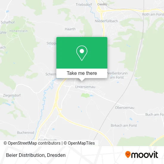 Карта Beier Distribution