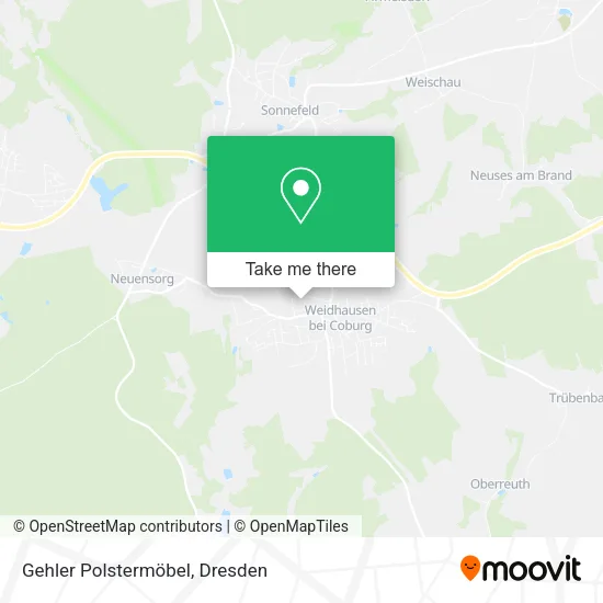 Карта Gehler Polstermöbel