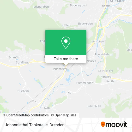 Карта Johannisthal Tankstelle