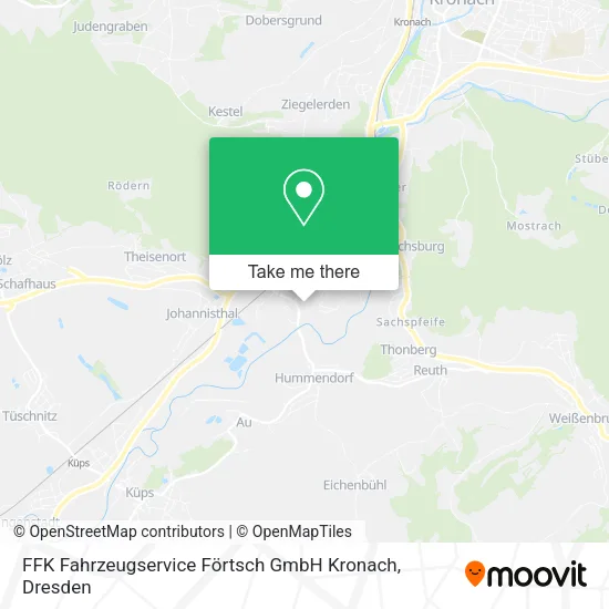 Карта FFK Fahrzeugservice Förtsch GmbH Kronach