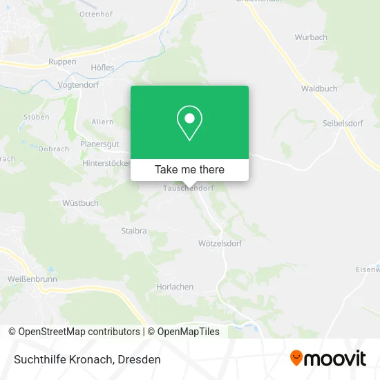 Карта Suchthilfe Kronach