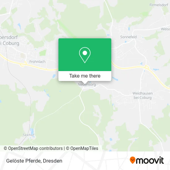 Карта Gelöste Pferde