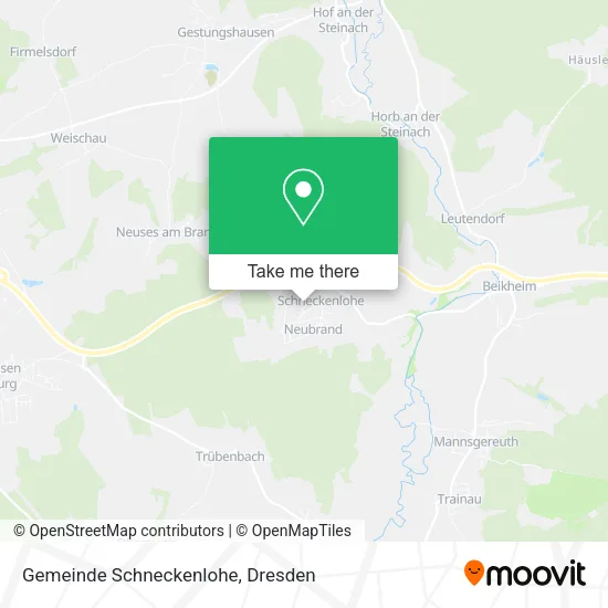 Карта Gemeinde Schneckenlohe