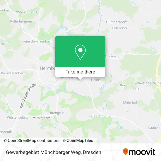 Карта Gewerbegebiet Münchberger Weg