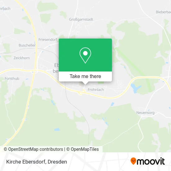 Карта Kirche Ebersdorf