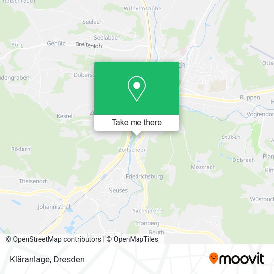 Карта Kläranlage
