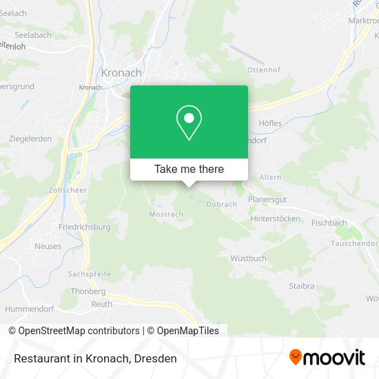 Карта Restaurant in Kronach