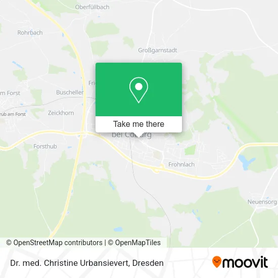 Карта Dr. med. Christine Urbansievert