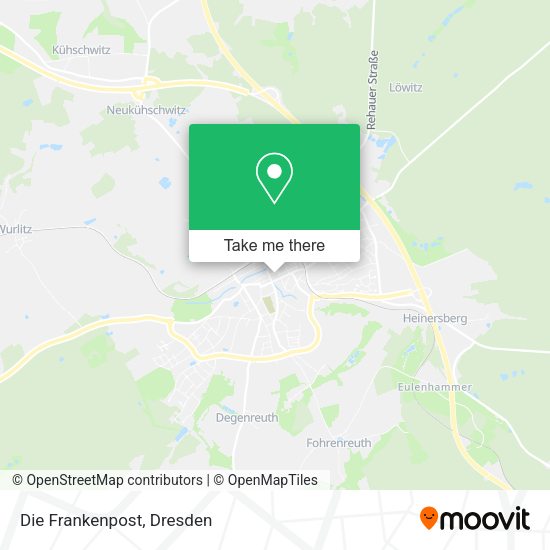 Карта Die Frankenpost
