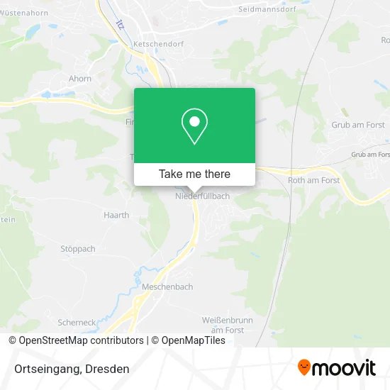 Карта Ortseingang