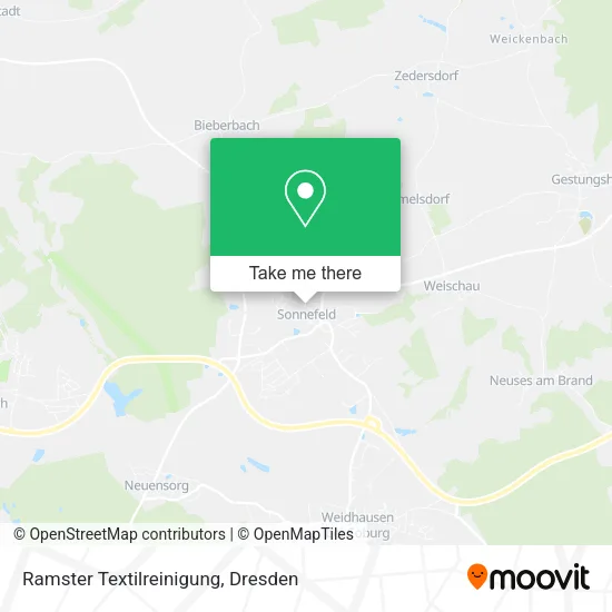 Карта Ramster Textilreinigung