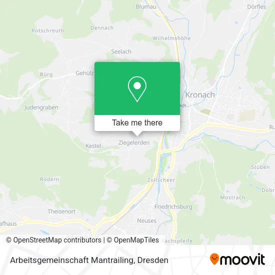 Карта Arbeitsgemeinschaft Mantrailing