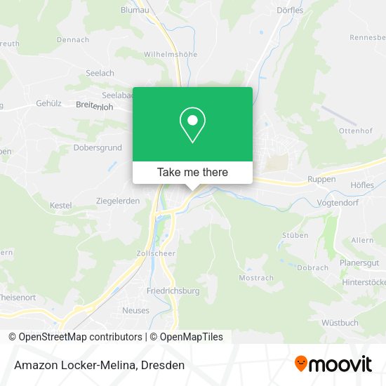 Карта Amazon Locker-Melina