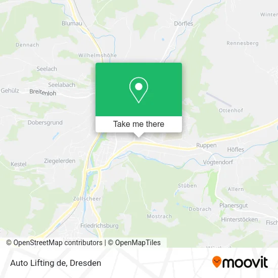 Карта Auto Lifting de
