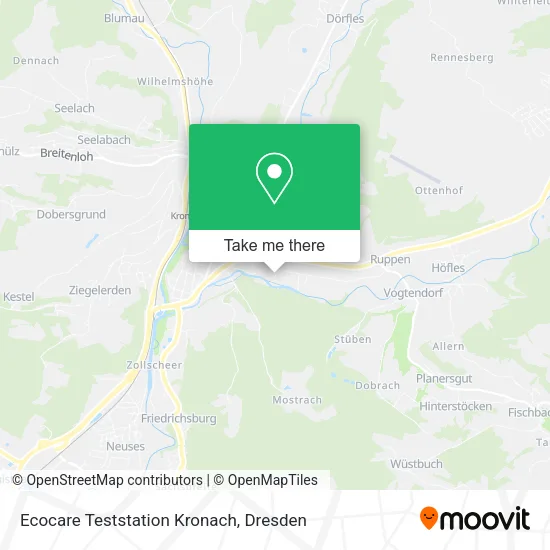 Карта Ecocare Teststation Kronach