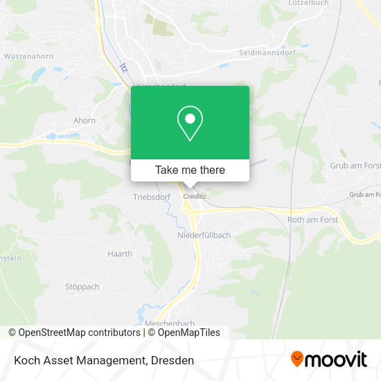 Карта Koch Asset Management