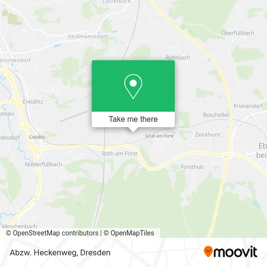 Abzw. Heckenweg map