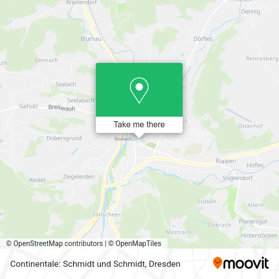 Карта Continentale: Schmidt und Schmidt