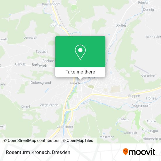 Карта Rosenturm Kronach