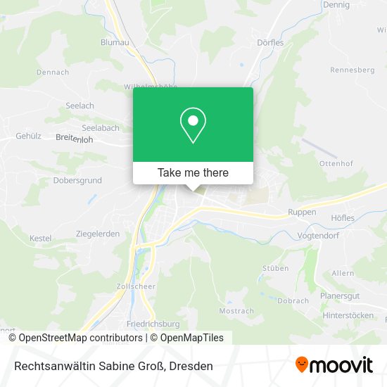 Карта Rechtsanwältin Sabine Groß