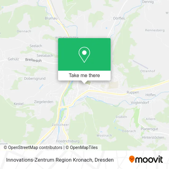 Карта Innovations-Zentrum Region Kronach