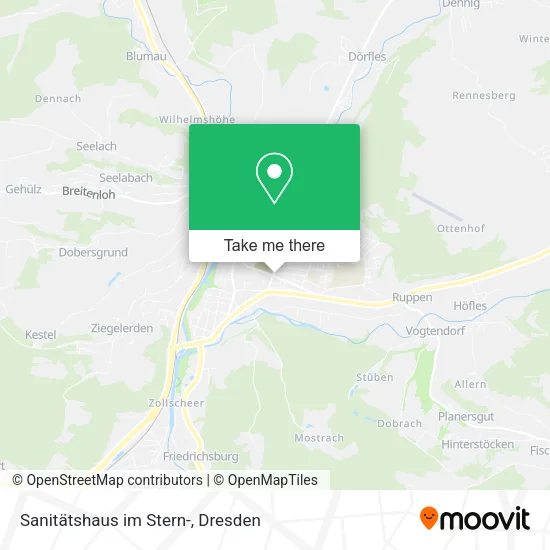 Карта Sanitätshaus im Stern-