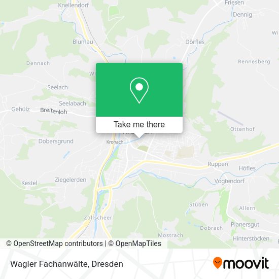 Карта Wagler Fachanwälte