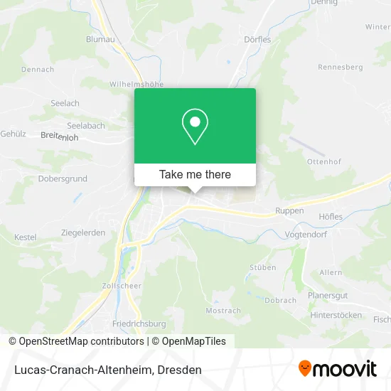 Карта Lucas-Cranach-Altenheim