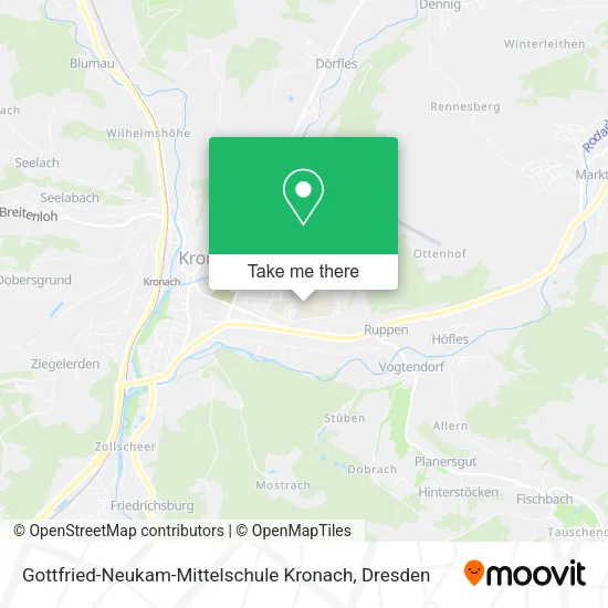 Карта Gottfried-Neukam-Mittelschule Kronach