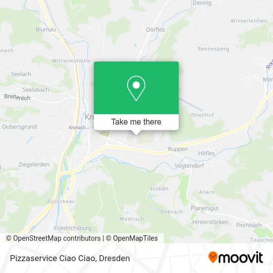 Карта Pizzaservice Ciao Ciao
