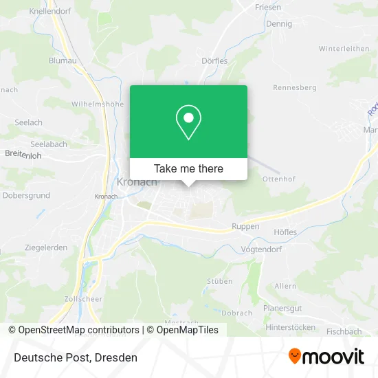 Карта Deutsche Post