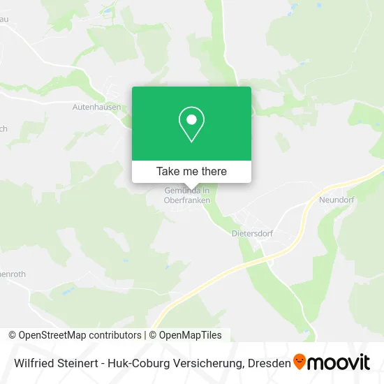 Карта Wilfried Steinert - Huk-Coburg Versicherung