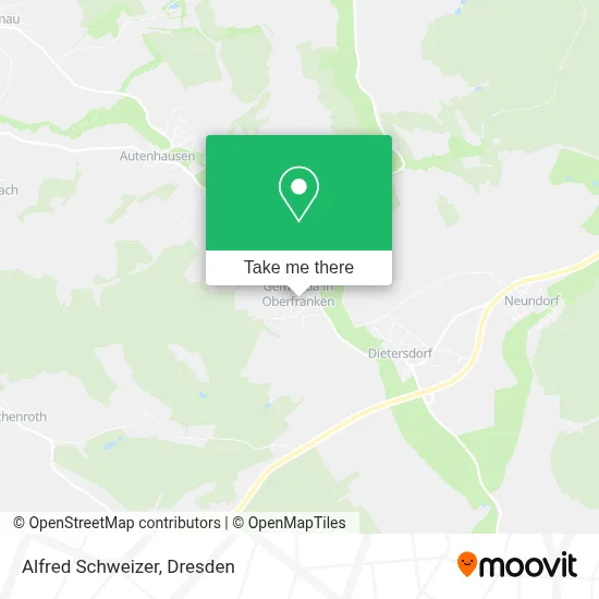 Alfred Schweizer map