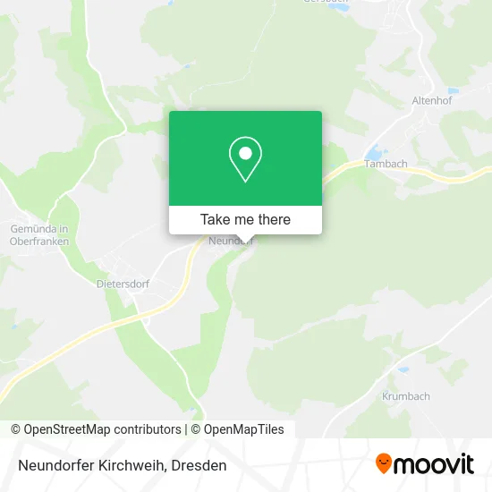 Карта Neundorfer Kirchweih