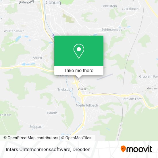 Карта Intars Unternehmenssoftware