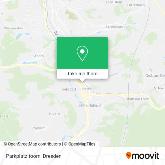 Карта Parkplatz toom