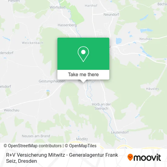 Карта R+V Versicherung Mitwitz - Generalagentur Frank Seiz