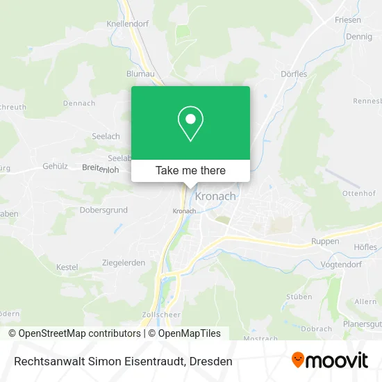 Карта Rechtsanwalt Simon Eisentraudt