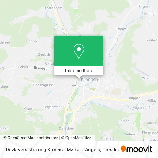 Карта Devk Versicherung Kronach Marco d'Angelo