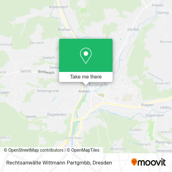 Карта Rechtsanwälte Wittmann Partgmbb
