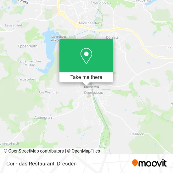 Карта Cor - das Restaurant