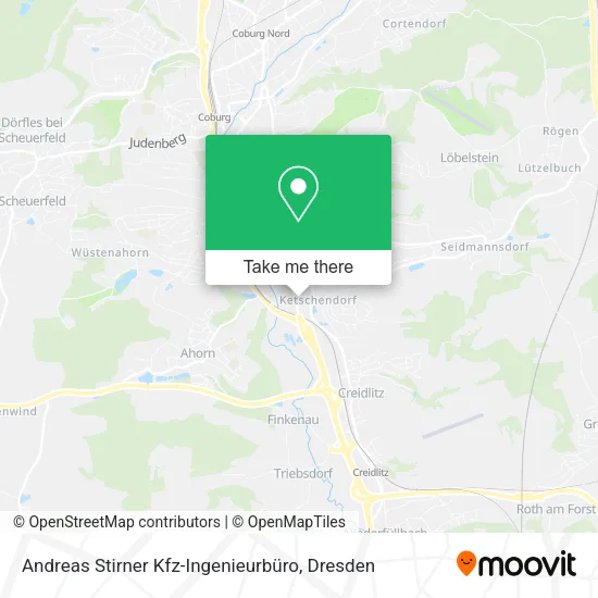 Andreas Stirner Kfz-Ingenieurbüro map