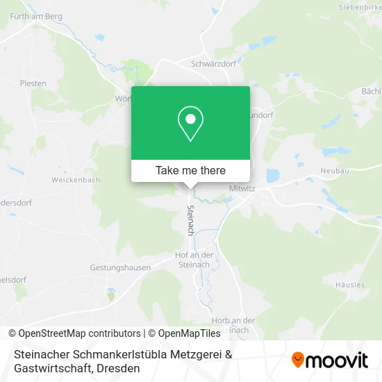 Карта Steinacher Schmankerlstübla Metzgerei & Gastwirtschaft