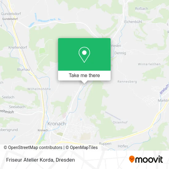 Карта Friseur Atelier Korda