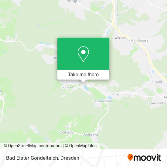 Карта Bad Elster Gondelteich